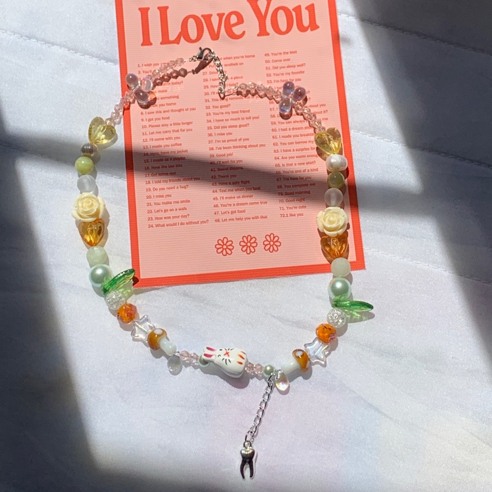 beaded necklace